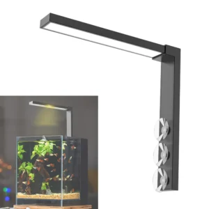 Lampka LED do mini akwarium i misek na ryby — dwa tryby świetlne 