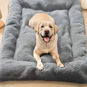 Pluszowe legowisko dla psa i kota - miękka sofa dla pupila Gray5