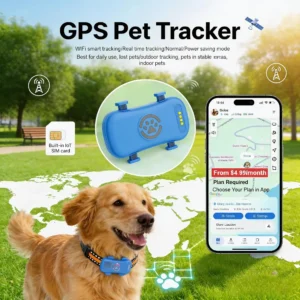 Lokalizator GPS 4G dla psa i kota z kartą SIM i śledzeniem w czasie rzeczywistym