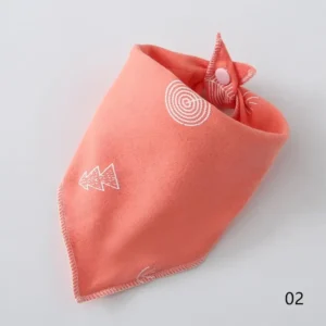 Mała bawełniana bandana dla psa i kota – chusta piorąca się Czarny