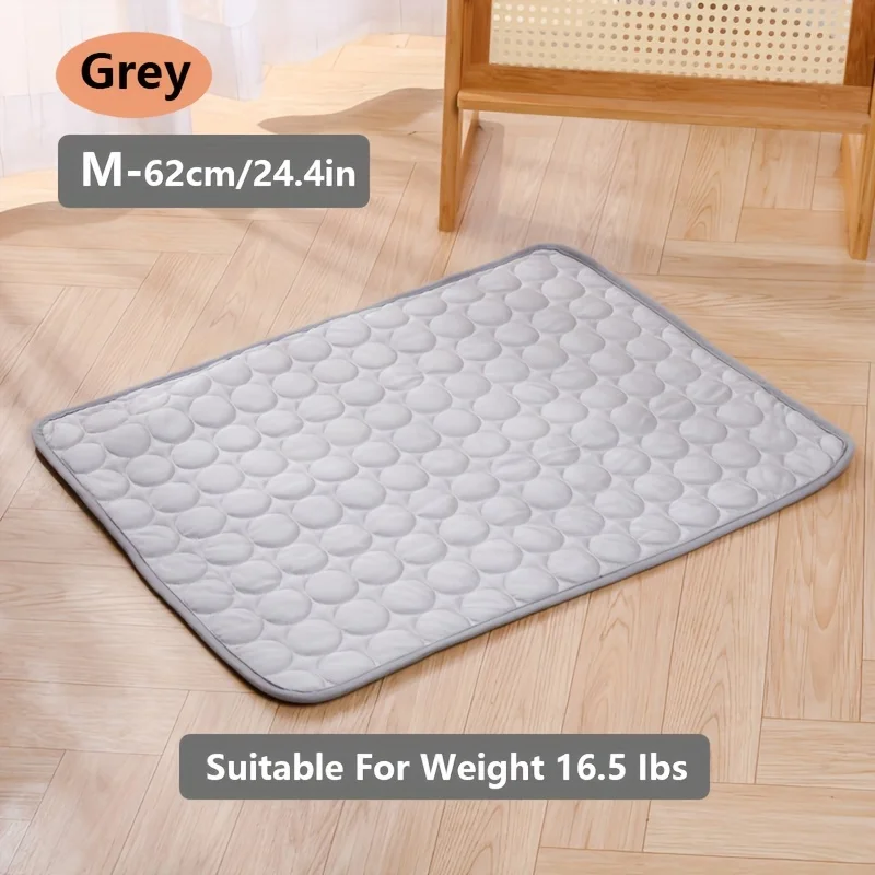 Mata chlodzaca dla psa i kota XL - chlonny material na lato Szary