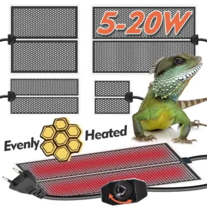 Mata grzewcza 5–20W do terrarium i akwarium z regulatorem 