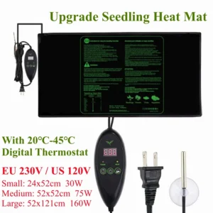 Mata grzewcza do terrarium z cyfrowym termostatem 20–45°C 