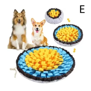 Mata węchowa do podróży dla zwierząt puzzle nosework Szary