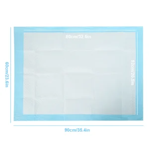 Maty higieniczne dla psa 60x90 cm - opakowanie 50 sztuk Niebieski