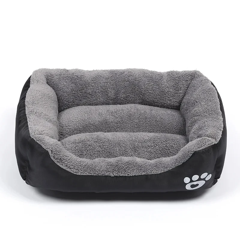Miękka sofa legowisko dla psa i kota z możliwością prania Czarny
