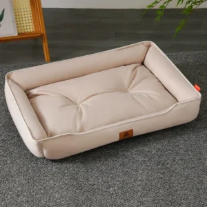 Miękka sofa-legowisko dla psa i kota z motywem łap Kolor różowy