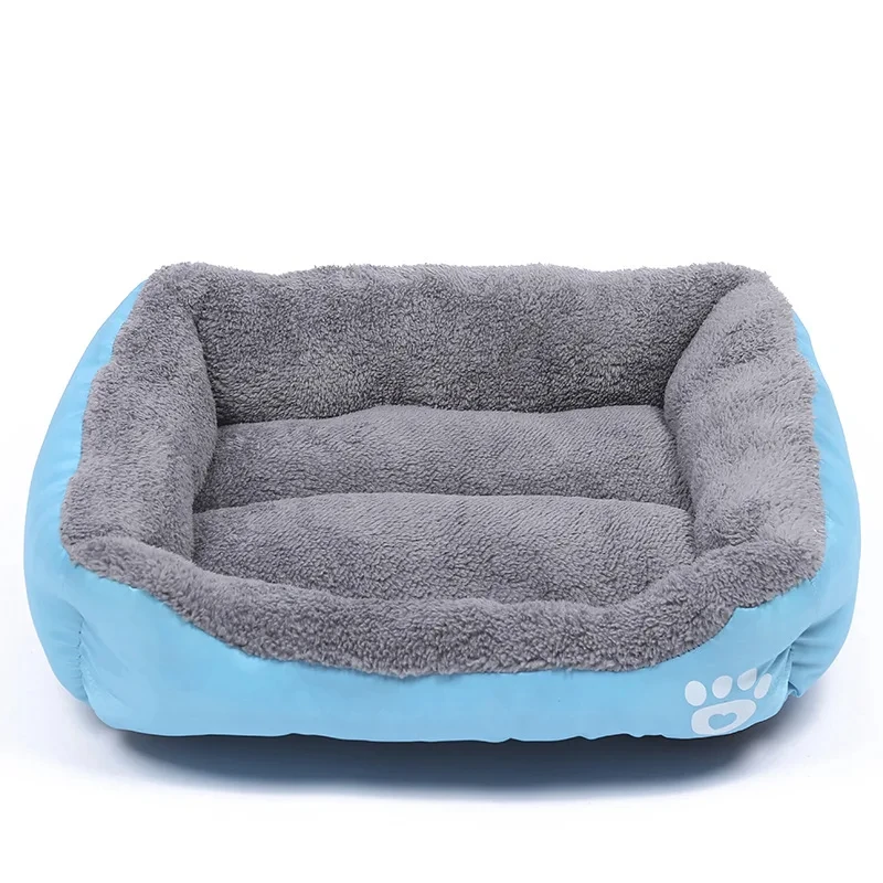 Miękka sofa legowisko dla psa i kota z możliwością prania Niebieski