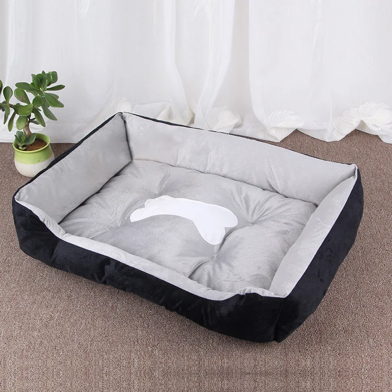 Miękka sofa legowisko dla psa i kota z możliwością prania żółty sunuy