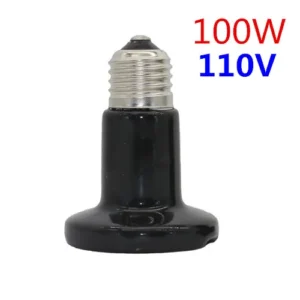 Mini ceramiczna lampa grzewcza dalekiej podczerwieni E27 dla gadów 25-100W Jasny