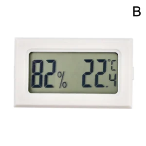 Mini cyfrowy termometr higrometr LCD — czujnik temperatury i wilgotności do użytku wewnętrznego Zielony