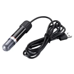 Mini grzałka USB do akwarium 10W z termostatem Czarny