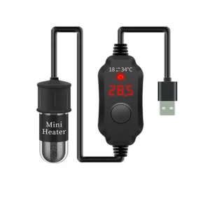 Mini grzałka USB do akwarium Betta z termostatem Aa501 1