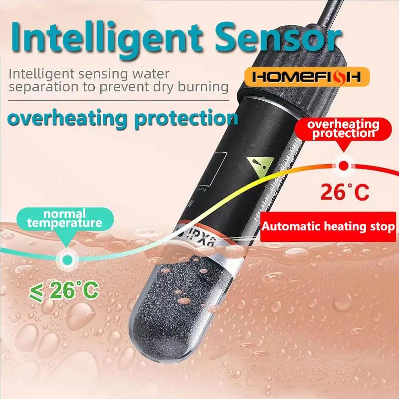 Mini grzałka USB do akwarium z termostatem – stała temperatura 26°C dla nano zbiornika