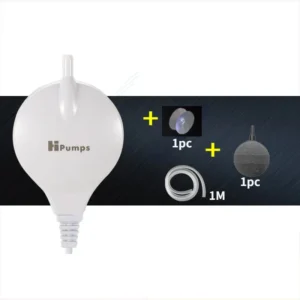 Mini ultra cicha pompka tlenowa do akwarium domowego 220V Szary