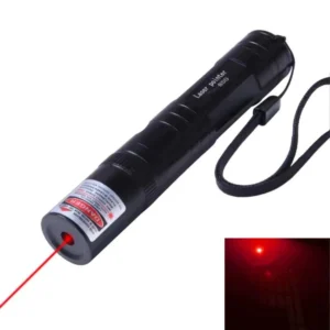 Mini wskaźnik laserowy na brelok — zabawka dla kota z zielonym/czerwonym światłem Czarny