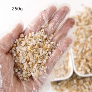 Naturalny Kolorowy Żwir Kryształowy do Akwarium 250g Biały