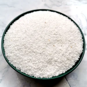 Naturalny Kryształowy Piasek do Akwarium 500g — Dekoracja Dna Srebrny