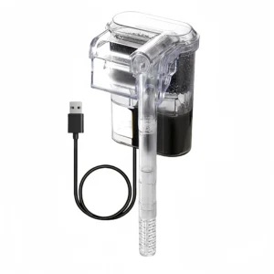 Nowy mini filtr wiszący USB 2,5W do akwarium do 30 cm Biały