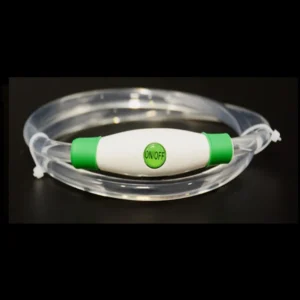 Obroża LED ładowana USB dla psa — 3 tryby do 80 cm Zielony