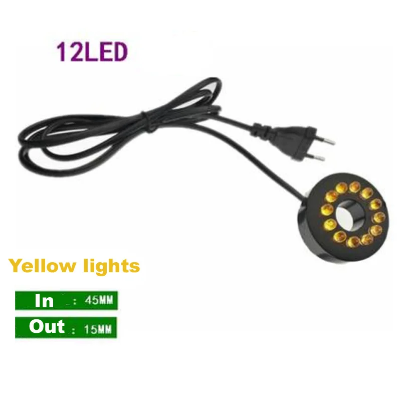 Okrągła lampa LED do akwarium i pompy fontannowej – dekoracja zbiornika Niebieski