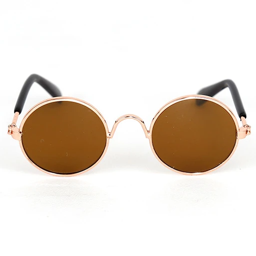 Okrągłe okulary dla kota i psa do zdjęć, w stylu vintage Fioletowy/фиолетовый