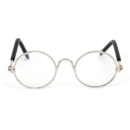 Okrągłe okulary dla kota i psa do zdjęć, w stylu vintage Zielony