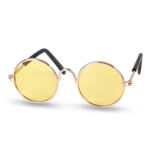 Okrągłe okulary przeciwsłoneczne dla kota i psa vintage Fioletowy