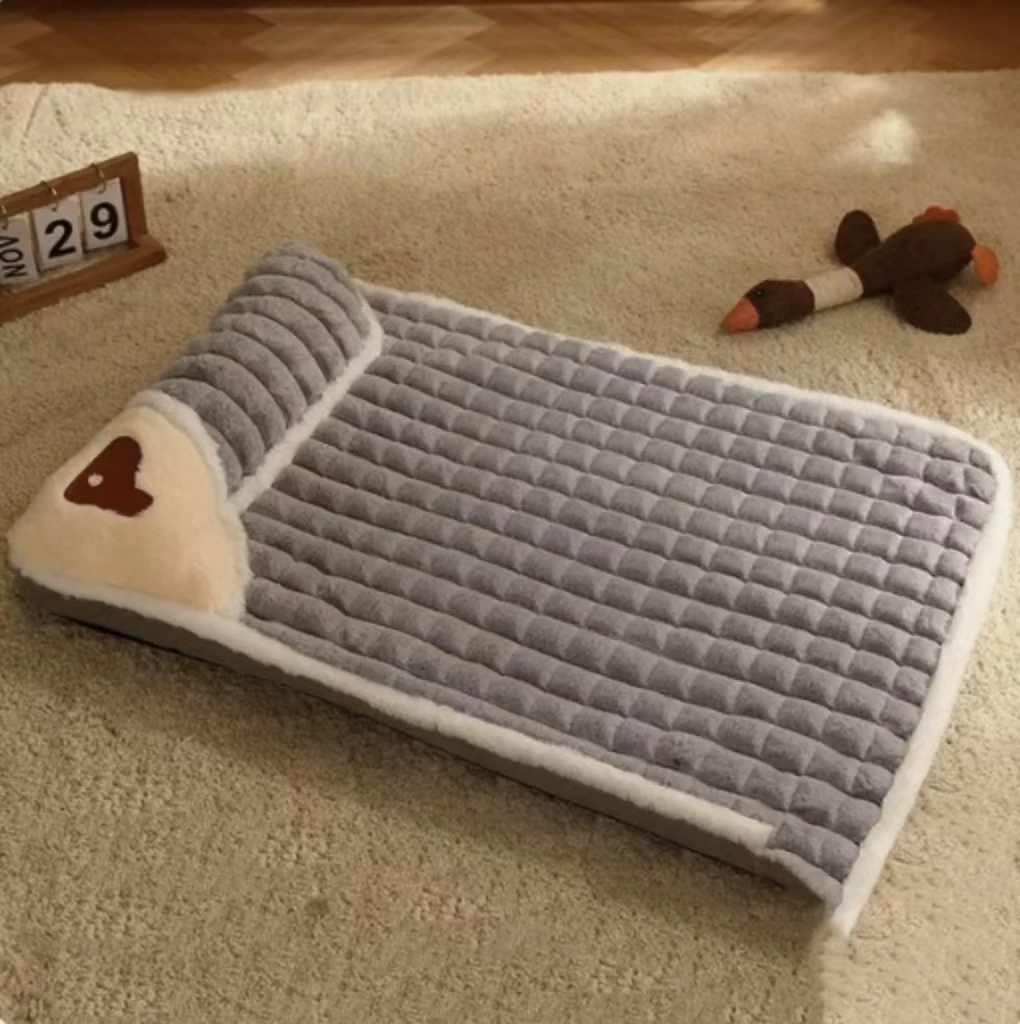 Ortopedyczne legowisko z pianką memory foam dla psa i kota Granatowy