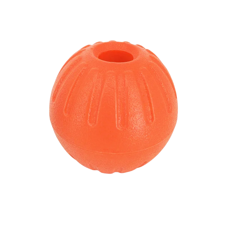 Piłka dla psa z gumy EVA pływająca niezniszczalna 7/9 cm Pomarańczowy