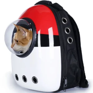 Plecak transporter dla kota astronauta kapsuła kosmiczna oddychający Imbir