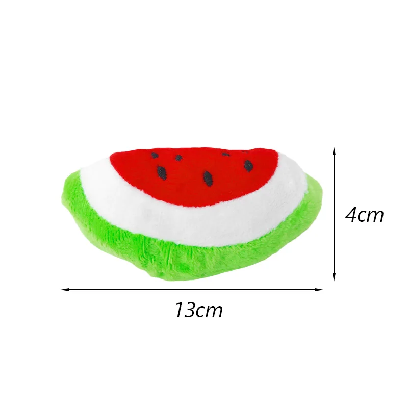 Pluszowa piszcząca zabawka dla psa - owoce i warzywa 1 watermelon
