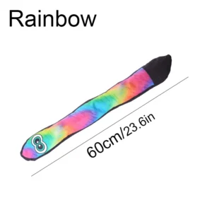 Pluszowy waz - piszczaca zabawka do zucia dla psa Rainbow