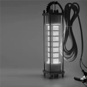 Podwodna lampa LED 120W wabiąca ryby do nocnego wędkowania Biały