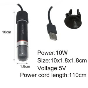 Podwodna mini grzałka akwariowa USB 10W 5V stała temperatura Biały