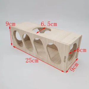 Podziemny tunel dekoracyjny dla chomika złotego – DIY krajobraz Khaki