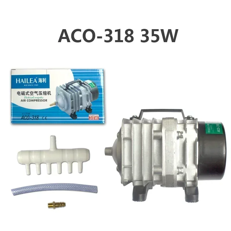Pompa powietrza Hailea do akwarium Aco 318 35w