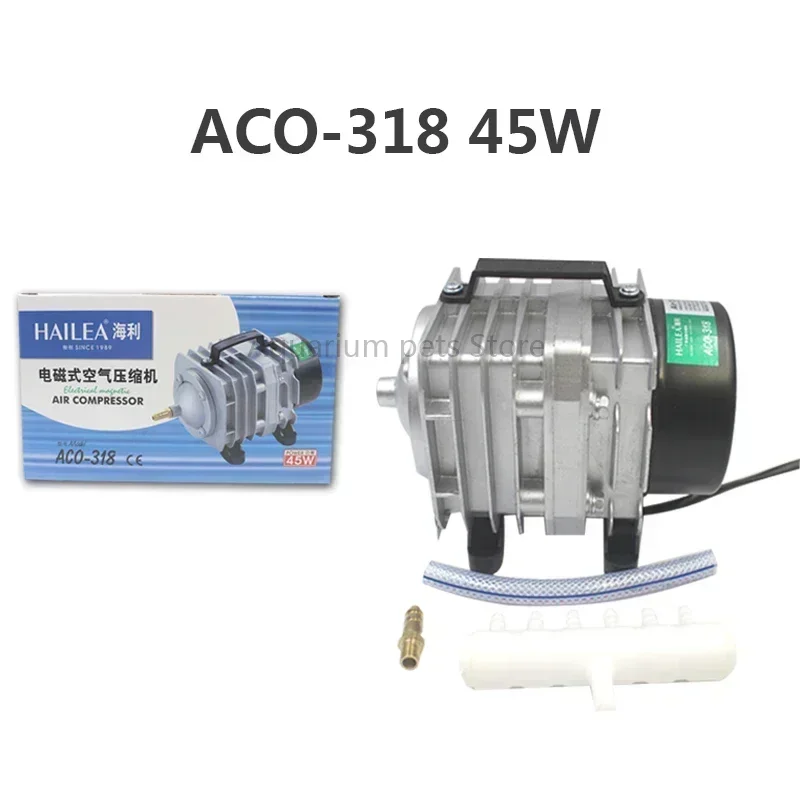 Pompa powietrza Hailea do akwarium Aco 318 45w