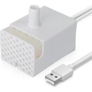 Pompa zamienna z LED do fontanny dla kota kabel 1,5m cicha Biały