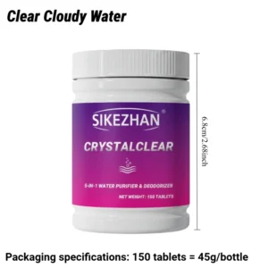 Zestaw preparatów do uzdatniania wody w akwarium SIKEZHAN Crystalclear (oczyszczanie)