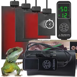 Profesjonalna mata grzewcza do terrarium 5–137W z regulatorem