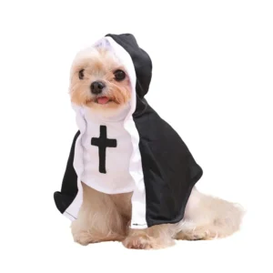 Przebranie dla psa zakonnica - kostium Halloween Strój zakonnicy