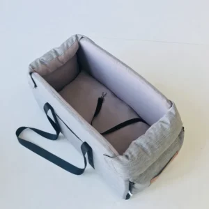 Przenośny fotelik samochodowy dla małego psa booster Biały