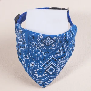 Regulowana bandana dla psa i kota z chłonną podszewką Niebieski