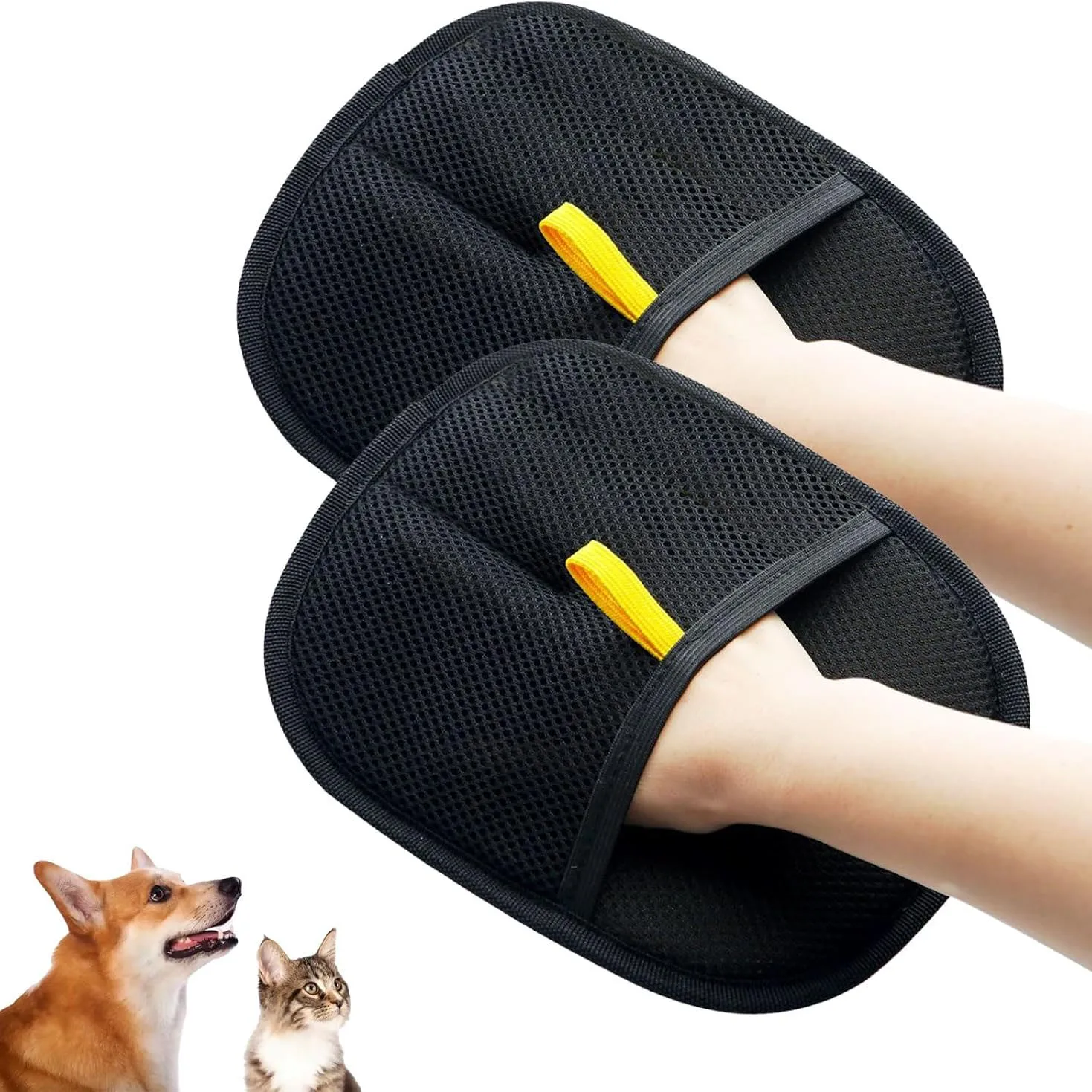 Rękawica do zbierania sierści z mebli i ubrań 2pcs