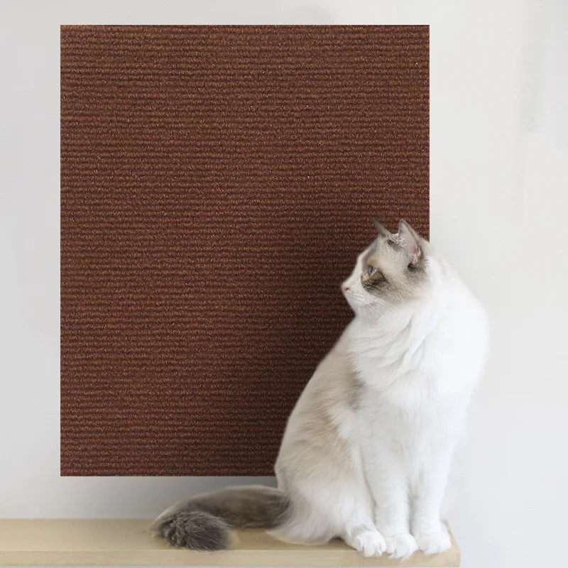 Samoprzylepna naklejka dywanowa na sofę chroniąca przed pazurami kota Szary
