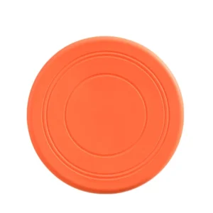 Silikonowe frisbee dla psa i kota – latający spodek do gryzienia Pomarańczowy