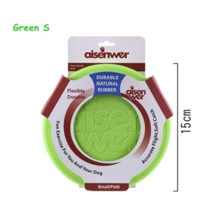 Silikonowe latające frisbee dla psa – miękkie i antypoślizgowe Zielony