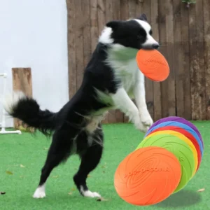 Silikonowe latające frisbee dla psa Czerwony