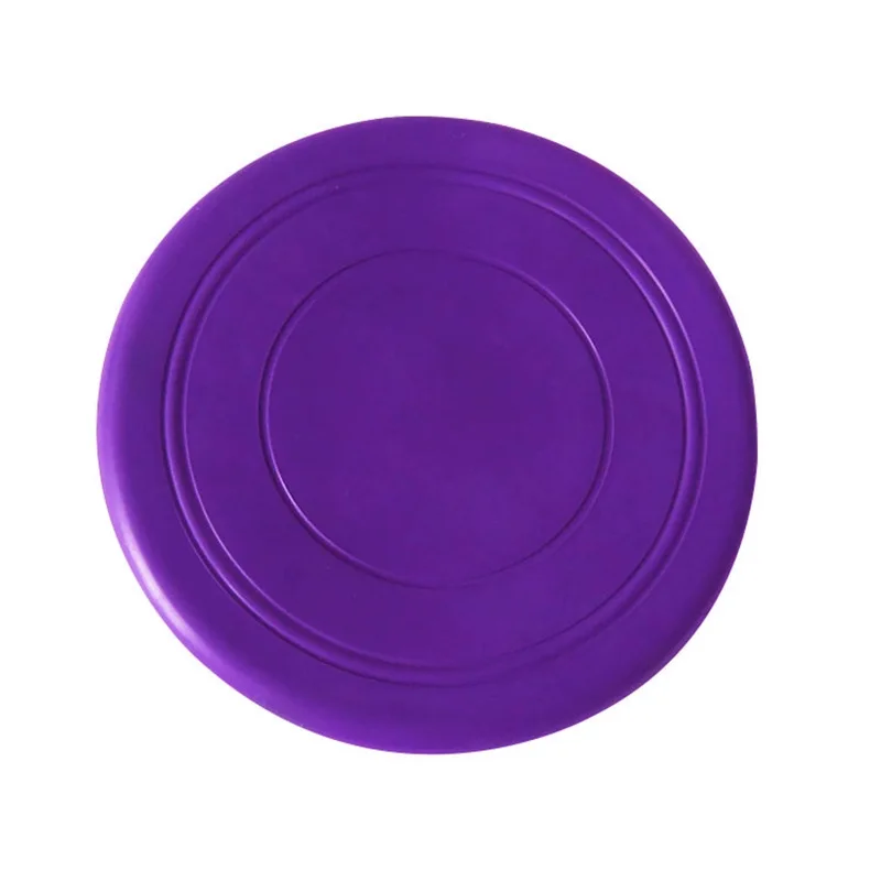 Silikonowy latający spodek dla psa — frisbee odporne na żucie Fioletowy